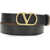 Valentino Garavani Reversible VLogo Signature Belt NERO/DEEP CARAMEL