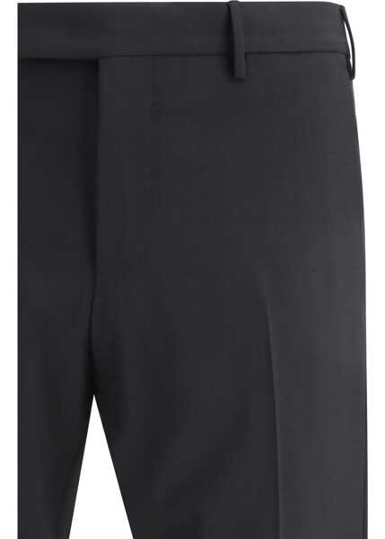 Pantaloni casual PT TORINO Tailored Trousers NERO Barbati (BM 19753430) 3