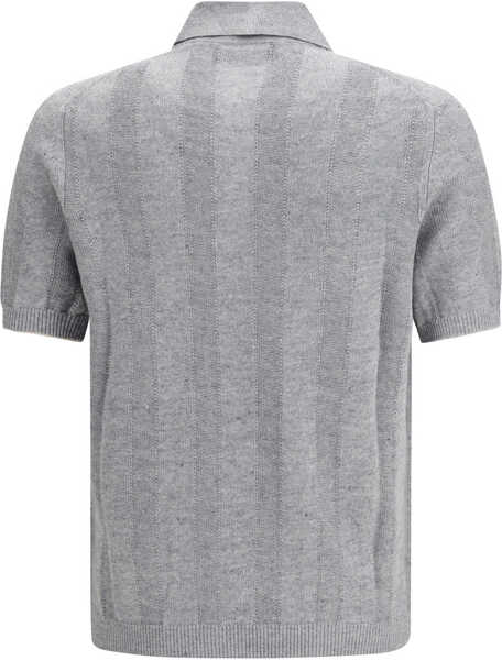 Tricouri Polo Brunello Cucinelli Polo Sweater GRIGIO MEDIOSPAGO Barbati (BM 19753442) 2