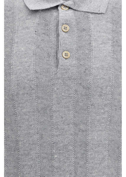 Tricouri Polo Brunello Cucinelli Polo Sweater GRIGIO MEDIOSPAGO Barbati (BM 19753442) 3