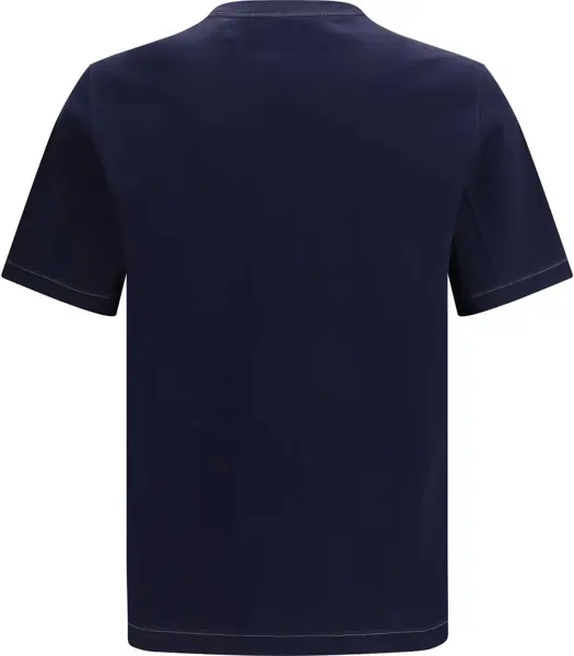 Tricouri Brunello Cucinelli Cotton T-shirt COBALTOGRIGIO MEDIO Barbati (BM 19753451) 2