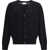AMI Paris Ami de Coeur Cardigan NOIR/NOIR