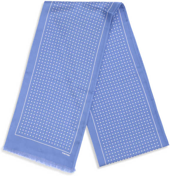 Esarfe Tom Ford Polka dot Scarf AVIAN BLUE Barbati (BM 19753475) 2