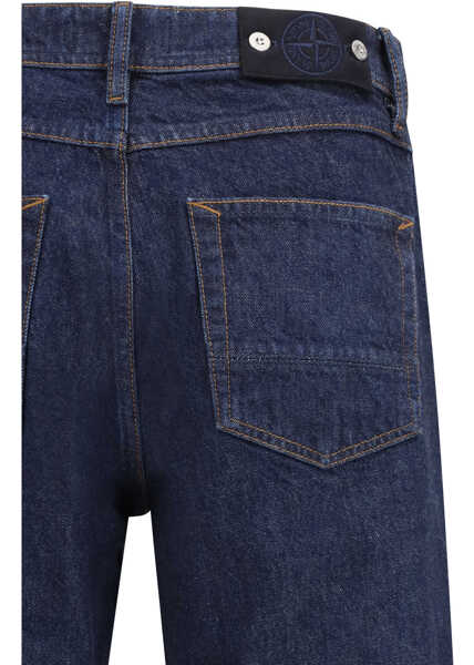 Blugi Stone Island Denim Jeans BLUE RINSE Barbati (BM 19753481) 3