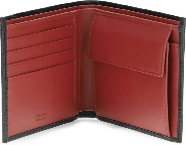 Portofele Ferragamo Gancini Wallet NERO Barbati (BM 19753490) 3
