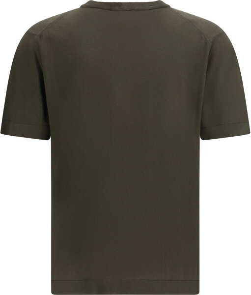 Tricouri Cruna Cotton knitted T-shirt VERDE Barbati (BM 19753493) 2