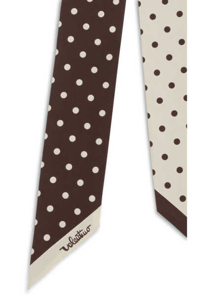 Esarfe Valentino Garavani Silk Scarf DEEP CHOCOLATE-BURRO/BURRO-DEEP CHOCOLAT Femei (BM 19753529) 3