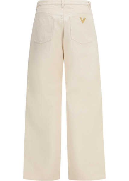 Blugi Valentino Garavani Denim Trousers AVORIO Barbati (BM 19753541) 2