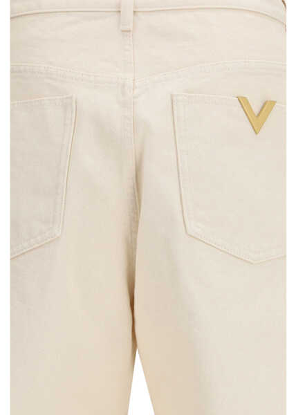 Blugi Valentino Garavani Denim Trousers AVORIO Barbati (BM 19753541) 3