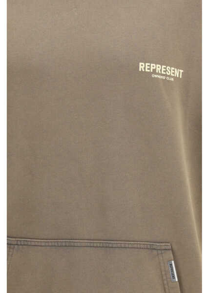 Bluze de trening REPRESENT Owners Club Hoodie ALMOND Barbati (BM 19753544) 3