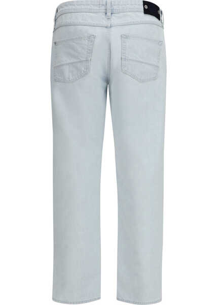 Blugi Stone Island Cotton denim Jeans BLUE EXTRA BLEACH Barbati (BM 19753547) 2