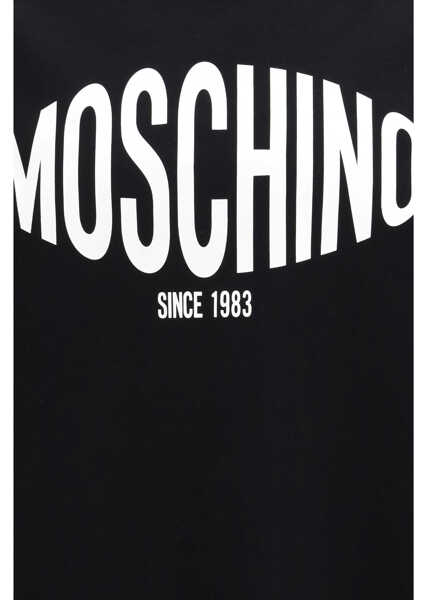 Bluze de trening Moschino Printed organic cotton Sweatshirt FANTASIA NERO Barbati (BM 19753550) 3