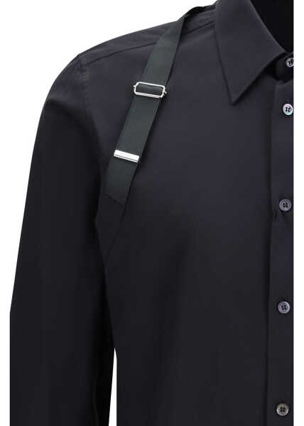Camasi casual Alexander McQueen Harness Shirt BLACK Barbati (BM 19753565) 3