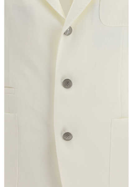 Sacouri Brunello Cucinelli Single-breasted linen Blazer PANAMA Barbati (BM 19753583) 3