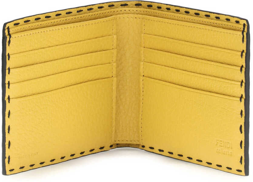 Portofele Fendi Selleria Wallet NEROSUNFLOWERP Barbati (BM 19753595) 3