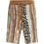 LANEUS Cotton blend Bermuda Shorts CIOCCOLATO/CHOCOLATE