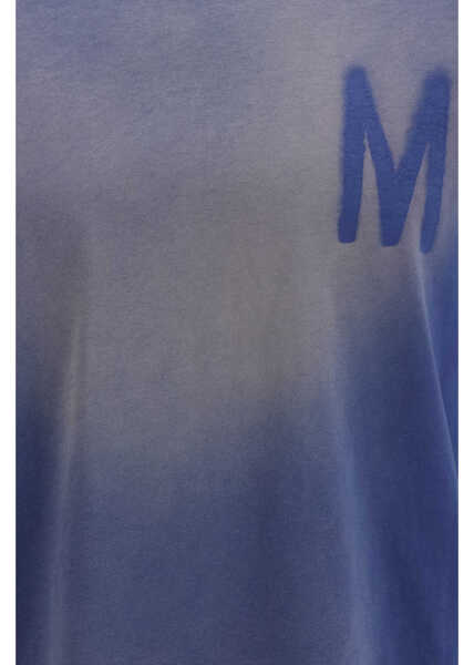 Tricouri Moschino Organic cotton jersey T-shirt FANTASIA BLU Barbati (BM 19753679) 3