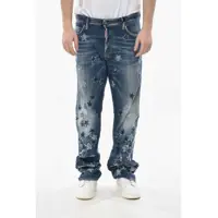 Blugi drepti Stretch Cotton Jeans Roadie With All-Over Stars 22Cm Barbati