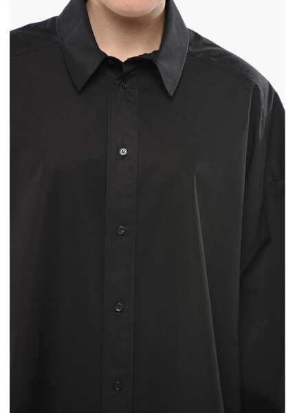 Camasi casual WARDROBE.NYC Lightweight Cotton Over Black Femei (BM 19753805) 3