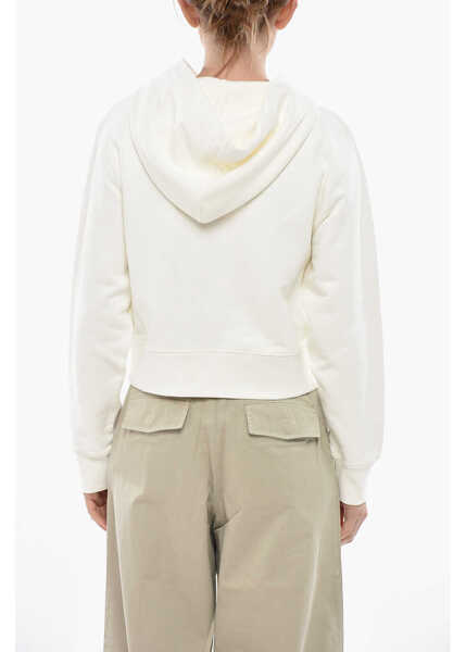 Bluze de trening Palm Angels Brushed Cotton Hoodie College Palm White Femei (BM 19753808) 2