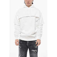 Hanorace Hoodie Sweatshirt College In Double Fabric With Embroidery Barbati