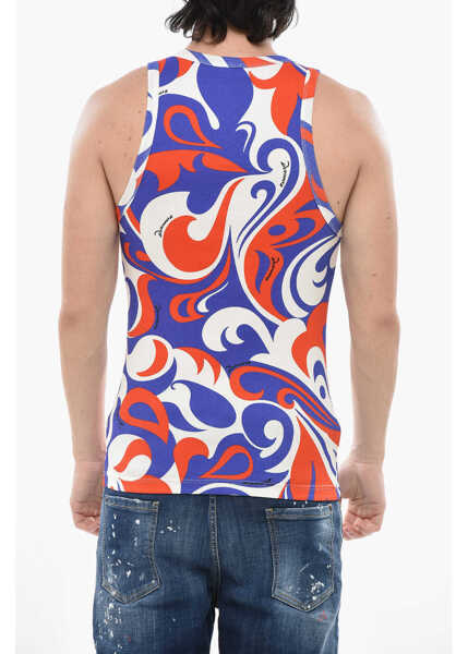 Lenjerie intima DSQUARED2 Underwear Tank Top Patterned And Ribbed Multicolor Barbati (BM 19753835) 2