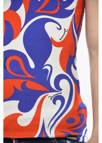 Lenjerie intima DSQUARED2 Underwear Tank Top Patterned And Ribbed Multicolor Barbati (BM 19753835) 3