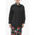 Maison Margiela Mm6 Poplin Shirt With Satin Inserts Black