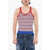 DSQUARED2 Striped Knit Tank Top Multicolor