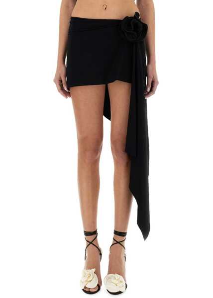 Fuste casual Magda Butrym Gonna Asimmetrica Swim BLACK Femei (BM 19754042) 2