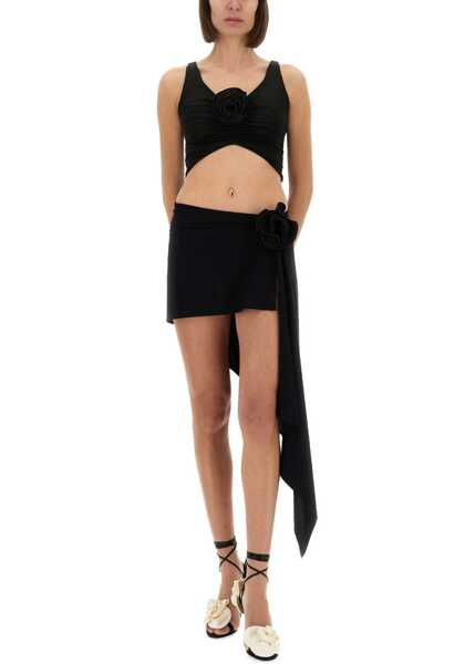 Fuste casual Magda Butrym Gonna Asimmetrica Swim BLACK Femei (BM 19754042) 3