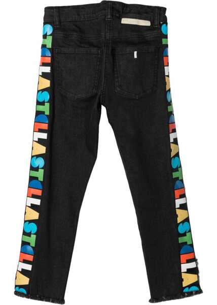 Blugi drepti Stella McCartney Denim Pants BLACK Fete (BM 19754057) 2
