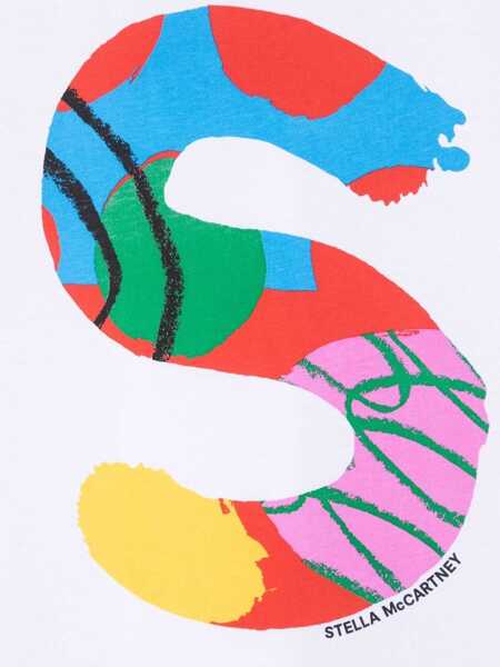 Tricouri Stella McCartney S Logo T-Shirt WHITE Fete (BM 19754060) 3