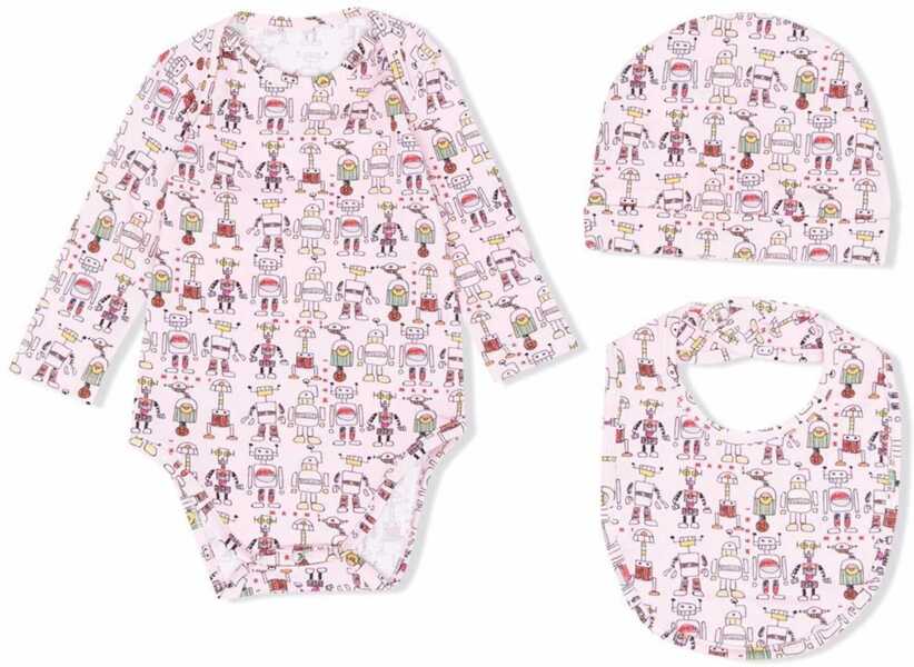 Caciuli Marni Body Beanie And Gag Set RED Baieti (BM 19754066) 3