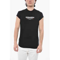 Tricouri Slim Fit Ribbed Crew Neck T-Shirt Barbati