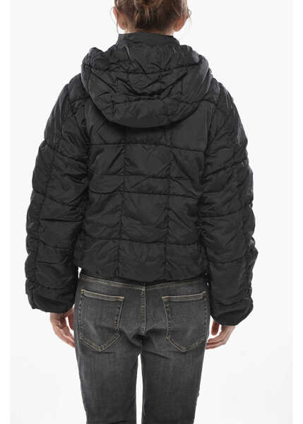 Jachete Diesel Quilted Jacket W-Ralle-Out With Hood Black Femei (BM 19754174) 2