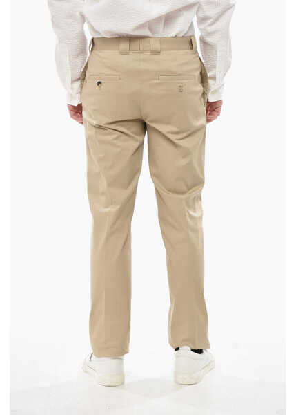 Pantaloni casual Givenchy Stretch Cotton Chino Trousers With Belt Loops Beige Barbati (BM 19754177) 2