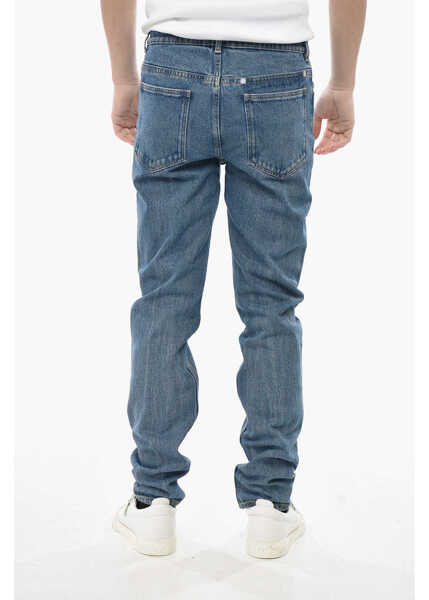 Blugi slim fit Givenchy Slim Fit Medium Wash Jeans 17Cm Light Blue Barbati (BM 19754213) 2