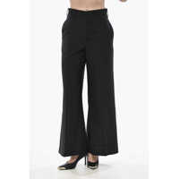 Pantaloni casual Virgin Wool 4-Pocket Trousers With Hidden Closure Femei