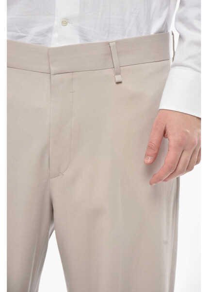 Pantaloni casual Givenchy 4-Pocket Wool Trousers With Concealed Closure Beige Barbati (BM 19754234) 3