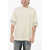 Givenchy Cotton Crewneck T-Shirt With Floral Details Beige
