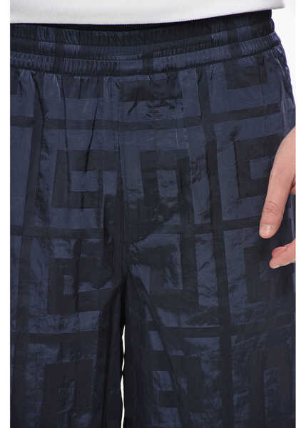 Pantaloni scurti Givenchy Monogram Shorts With Elastic Waist Blue Barbati (BM 19754258) 3