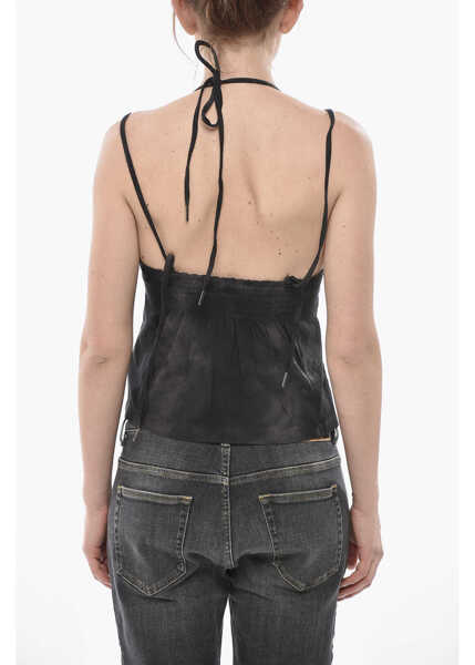 Bluze Diesel Lightweight Cotton Top T-Corn-Out With Faded Effect Black Femei (BM 19754354) 2