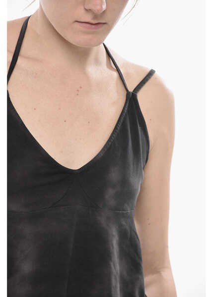 Bluze Diesel Lightweight Cotton Top T-Corn-Out With Faded Effect Black Femei (BM 19754354) 3