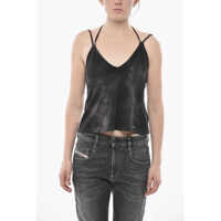 Bluze Lightweight Cotton Top T-Corn-Out With Faded Effect Femei