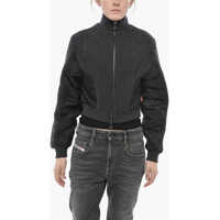 Bomber jacket Knit Bomber M-Odena With Nylon Inserts Femei