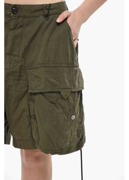Pantaloni scurti DSQUARED2 Baggy-Fit Cargo Shorts Green Femei (BM 19754423) 2