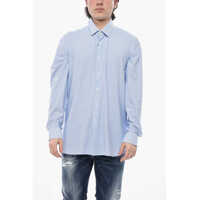 Camasi casual Stretch Fabric Micro-Check Shirt Barbati