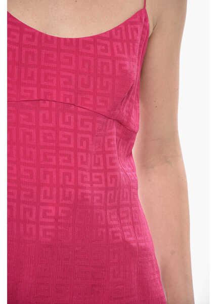 Bluze Givenchy Silk Jacquard Slip Top Pink Femei (BM 19754453) 3