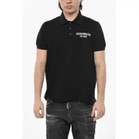 Tricouri Polo Polo Tennis Fit Solid-Color With Embossed Logo Barbati